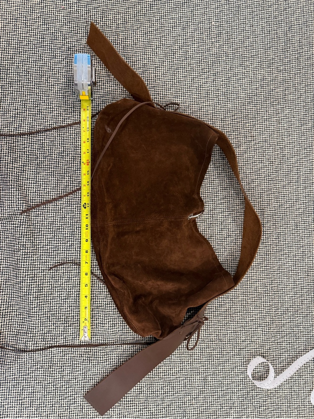 Le Febour Everything Bag brown suede